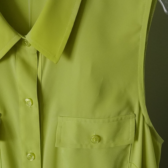 NWT, Size L, "LILY MOSS"sleeveless tunic blouse - Picture 3 of 7